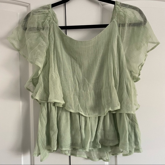 Tulle ruffle top - Picture 2 of 10
